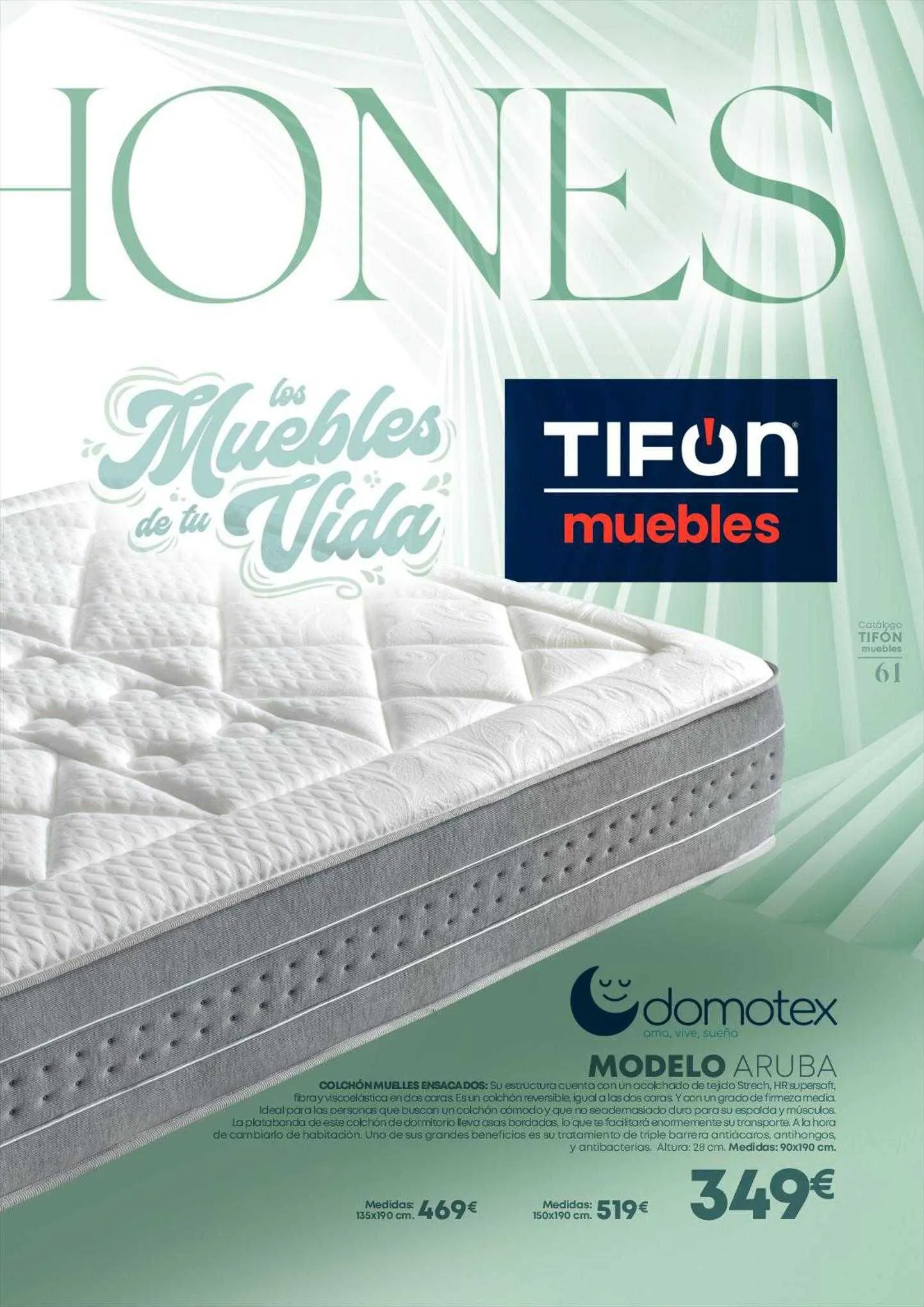 Catálogo de Tifon Hipermueble Folleto 25 de julio al 29 de febrero 2024 - Página 61