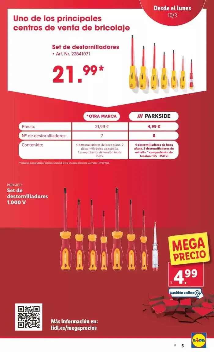 Catálogo de ¡Bazar Lidl! Ofertas válidas del 10/03 al 16/03 10 de marzo al 16 de marzo 2025 - Página 5