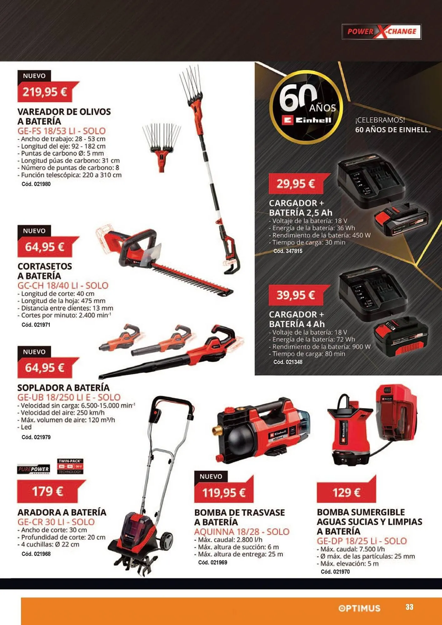 Catálogo de Folleto Optimus 21 de marzo al 31 de agosto 2024 - Página 33