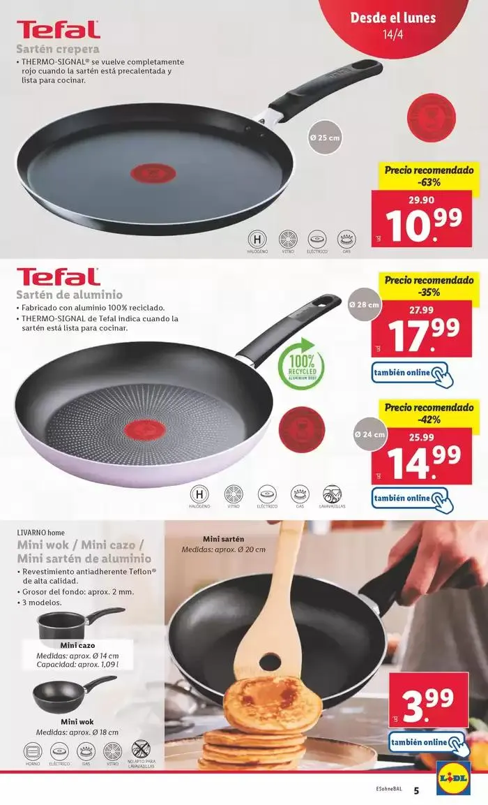 Catálogo de ¡Bazar Lidl! Ofertas válidas del 14/04 al 20/04 14 de abril al 20 de abril 2025 - Página 5