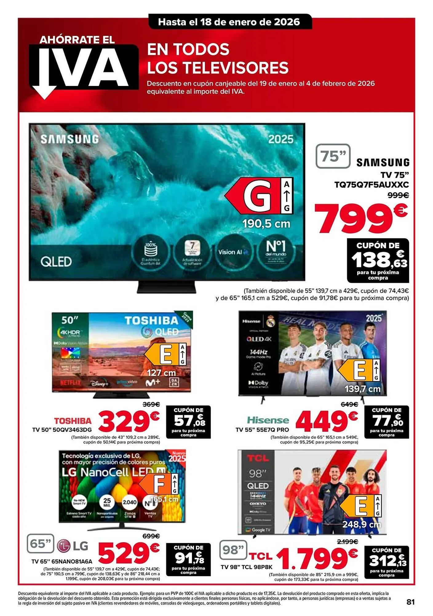 Catálogo de Folleto Carrefour 15 de enero al 26 de enero 2026 - Página 81