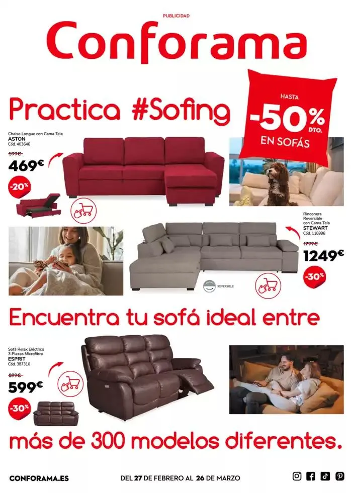 Hasta -50% dto. en sofás - 1