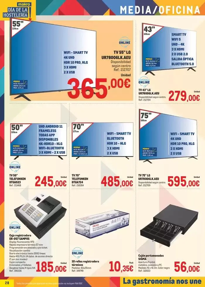 Catálogo de Makro Ofertas Especial Sur II 8 de octubre al 3 de noviembre 2024 - Página 28