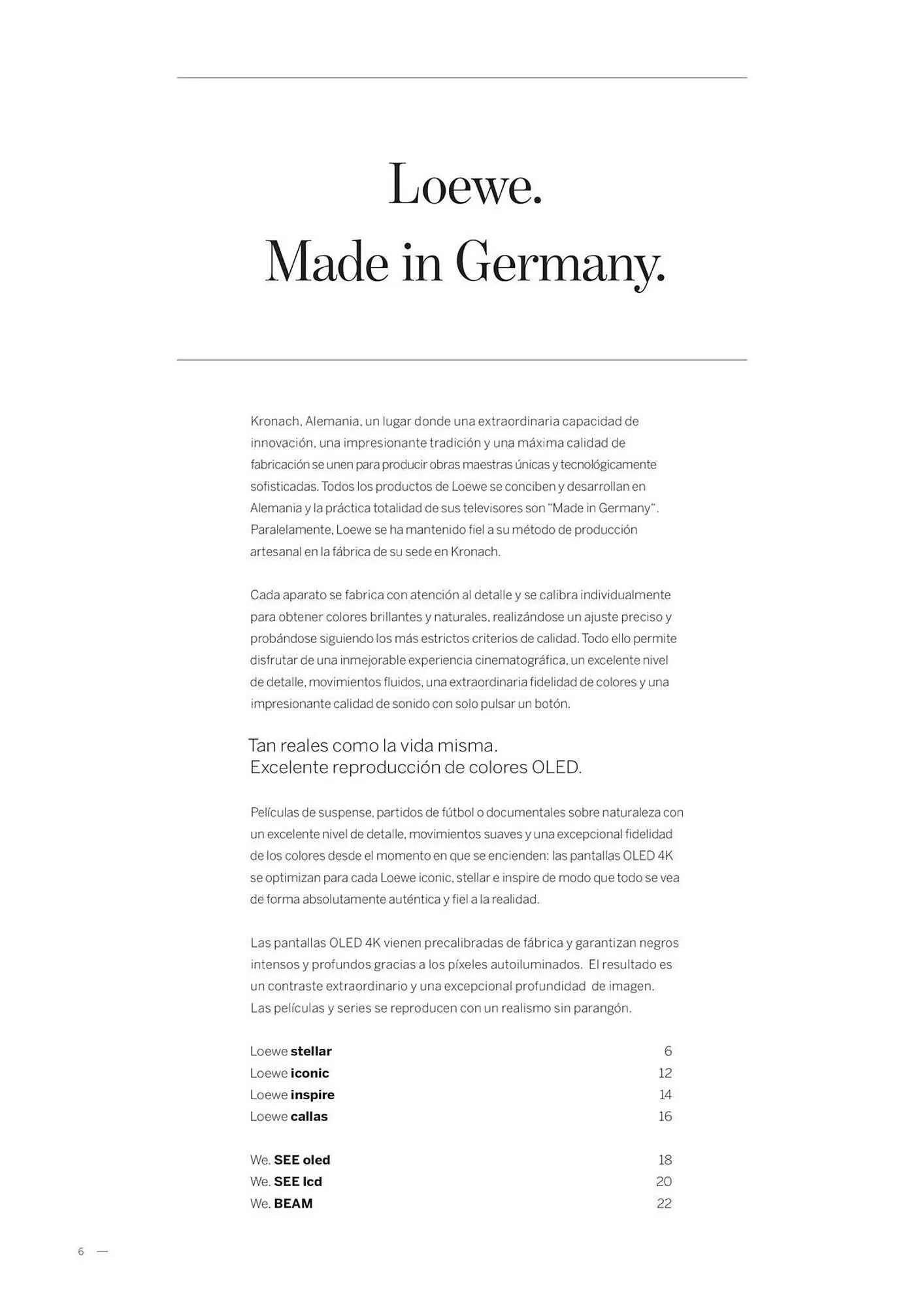 Catálogo de Folleto Loewe 23 de enero al 31 de diciembre 2026 - Página 6