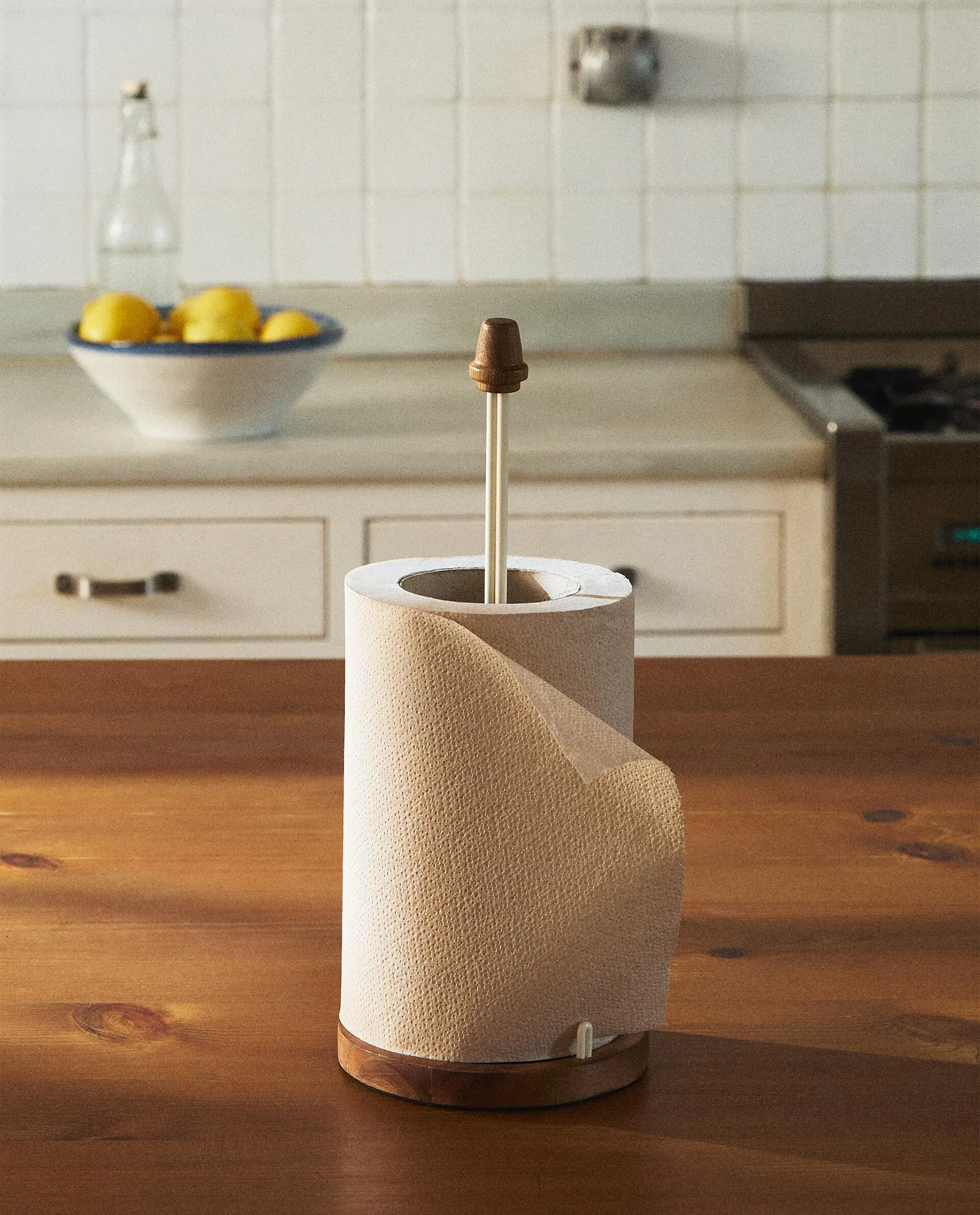 PORTARROLLO HIERRO MADERA