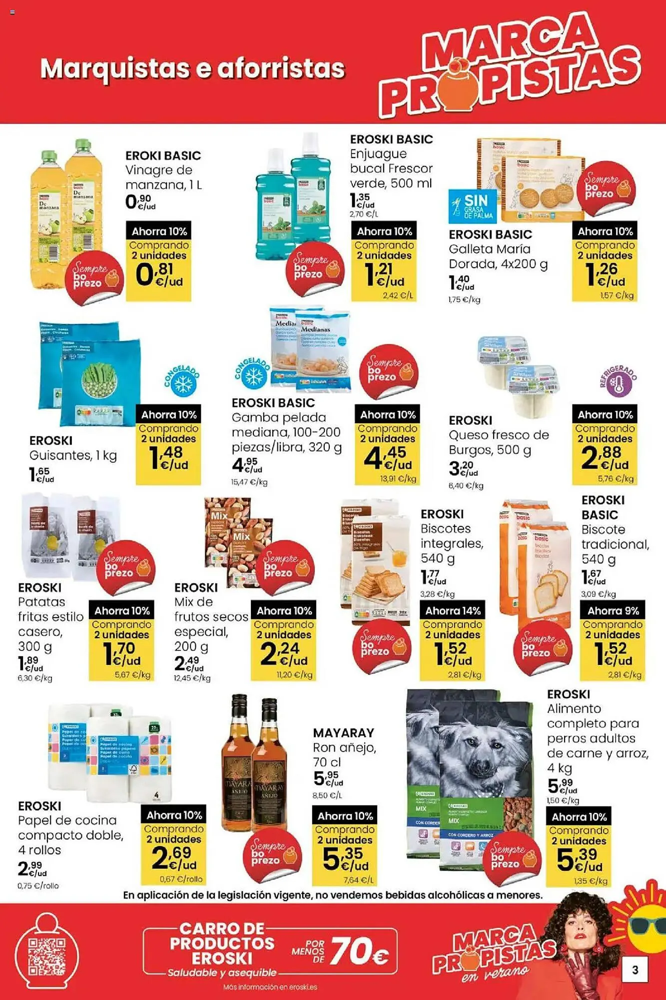 Catálogo de Folleto Eroski 31 de julio al 12 de agosto 2025 - Página 3