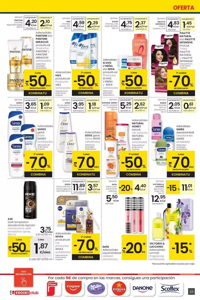 Catálogo de Prezio merkeagoa HIPERMERKATUAK EROSKI 27 de marzo al 8 de abril 2025 - Página 33