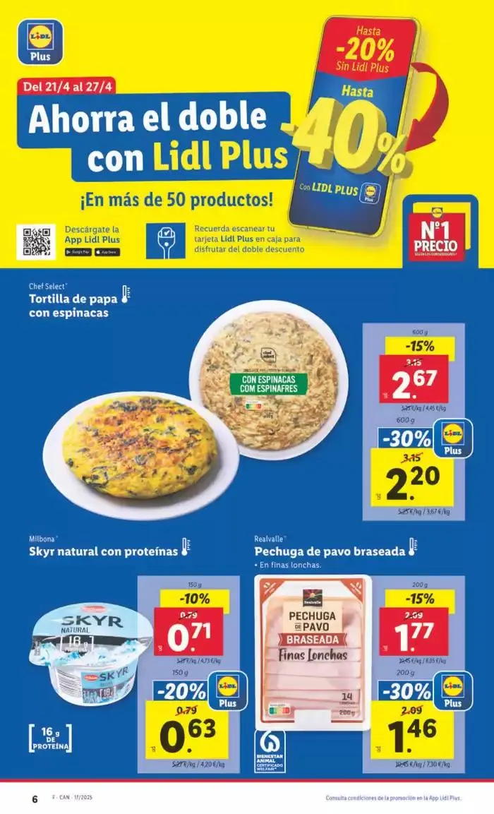 Catálogo de № 1 PRECIO - Ofertas válidas del 21/04 al 27/04 21 de abril al 27 de abril 2025 - Página 6