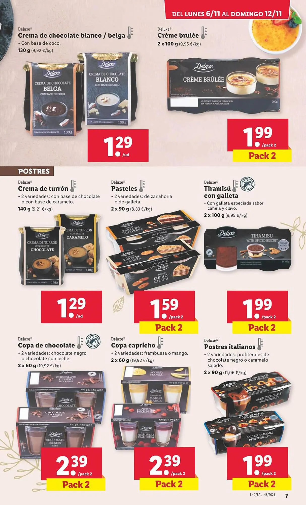 Catálogo de Folleto Lidl 30 de octubre al 12 de noviembre 2023 - Página 7