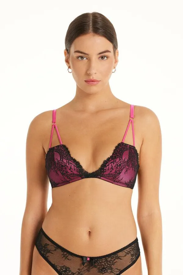 Sujetador Triángulo con Relleno Sensuelle Lace