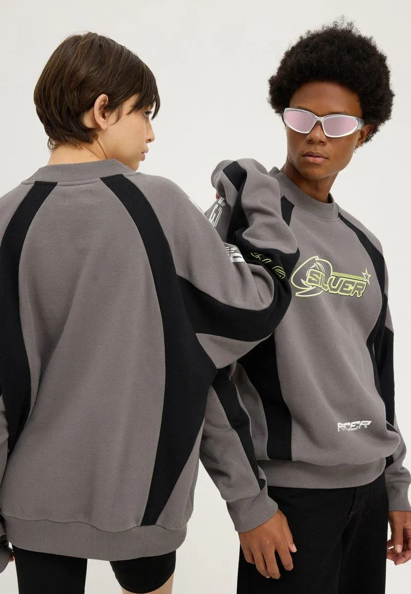 SILVER RACER CREW OVERSIZED UNISEX - Sudadera - grey