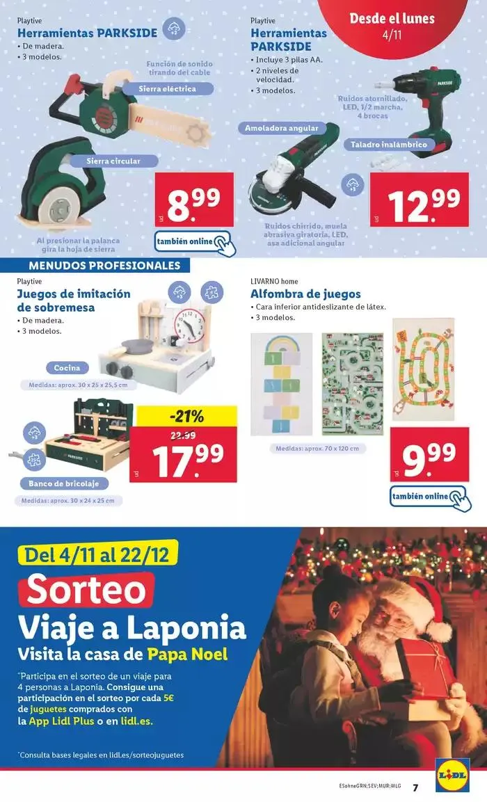 Catálogo de ¡Bazar Lidl! 4 de noviembre al 10 de noviembre 2024 - Página 7