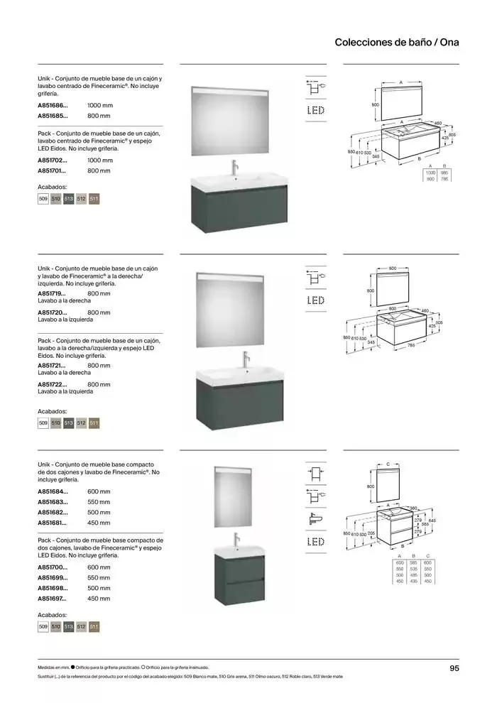 Catálogo de Colecciones de Baño, Muebles y Accesorios 9 de enero al 31 de diciembre 2025 - Página 97
