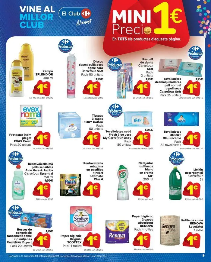Catálogo de Mini Precio 1€ 10 de mayo al 23 de mayo 2024 - Página 9