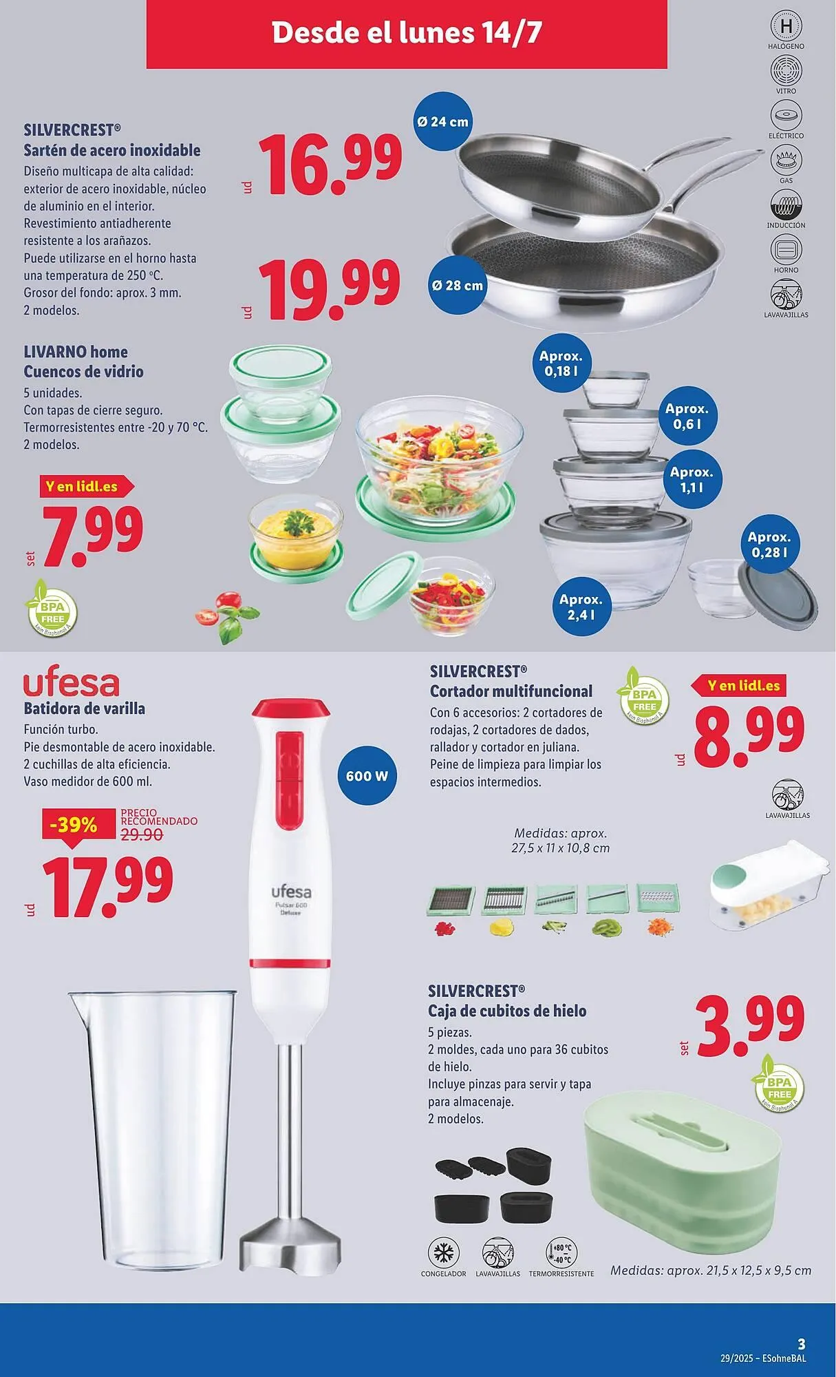 Catálogo de Folleto Lidl 14 de julio al 20 de julio 2025 - Página 3