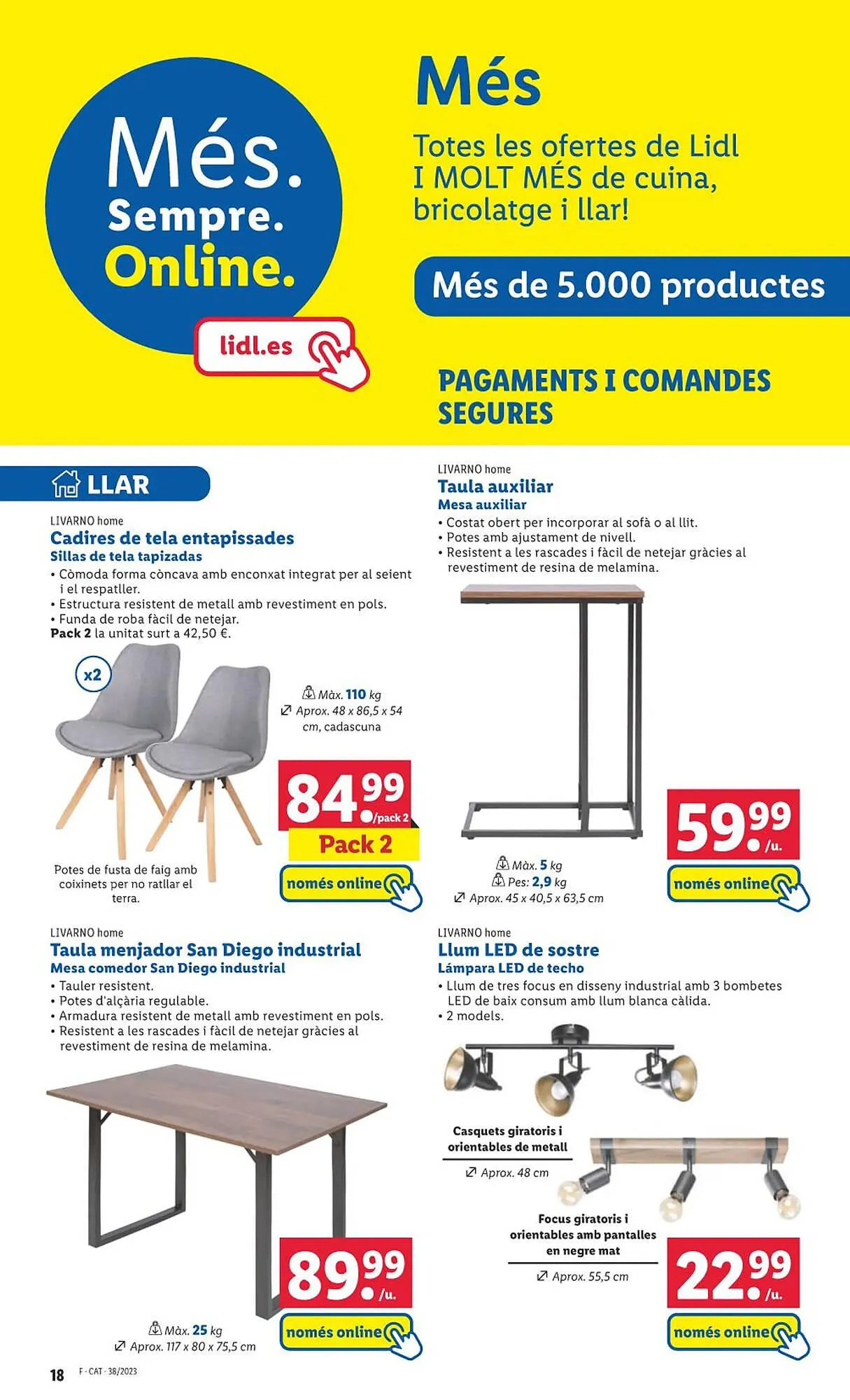 Catálogo de Folleto Lidl 18 de septiembre al 25 de septiembre 2023 - Página 18