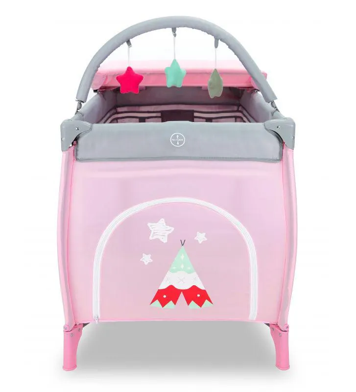 Cuna de Viaje Completa Conejito Tippi Rosa