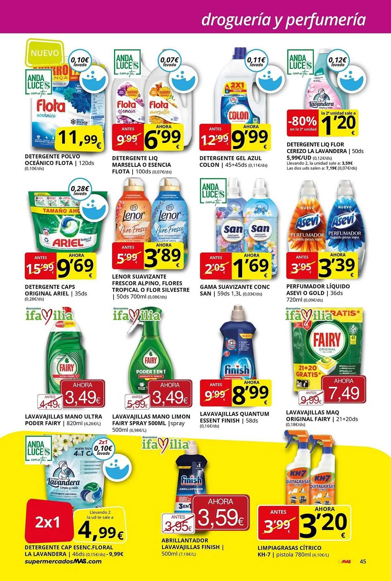 Catálogo de Folleto Supermercados MAS 27 de marzo al 29 de abril 2026 - Página 45