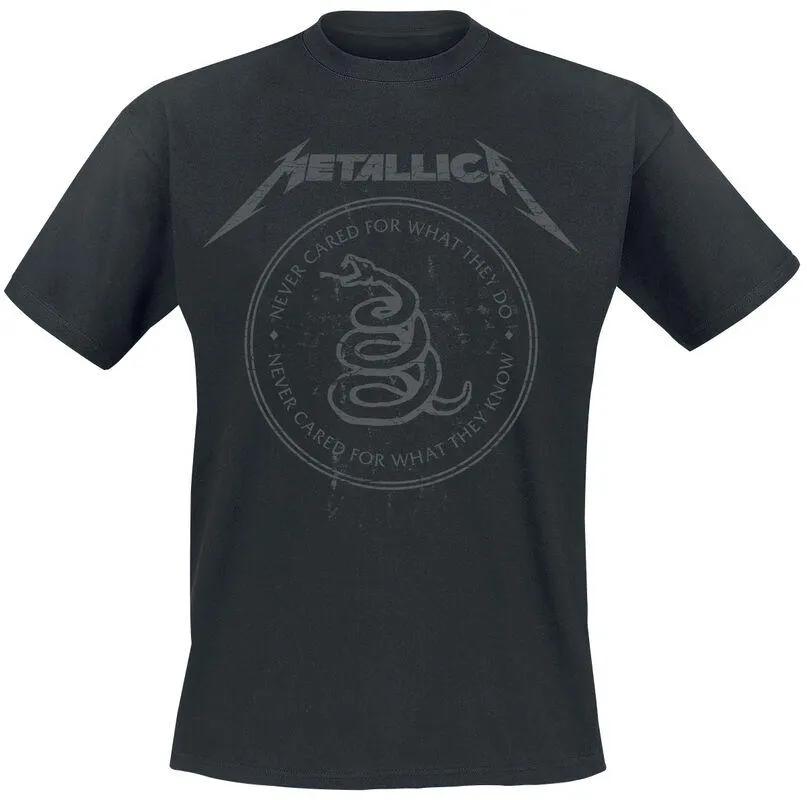 "Snake Ring Tonal" Camiseta Negro de Metallica