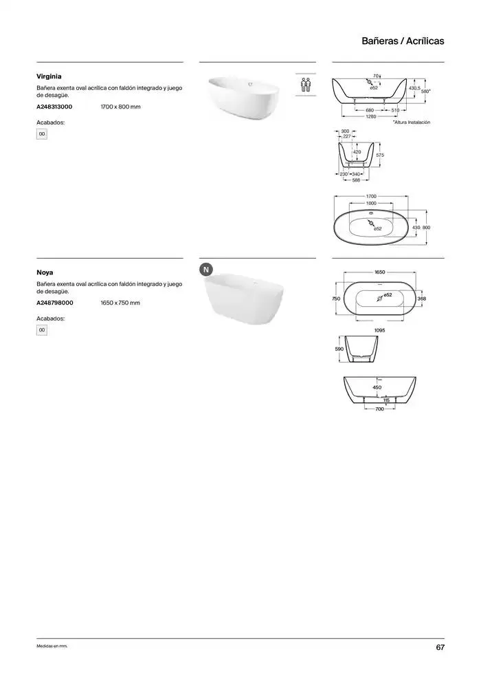 Catálogo de Platos de Ducha, Bañeras y Mamparas 9 de enero al 31 de diciembre 2025 - Página 69