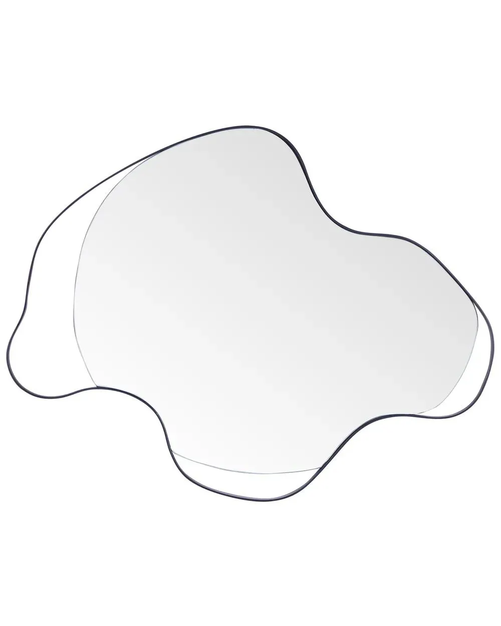 Espejo MELUN 77 cm 59 cm Metal Negro