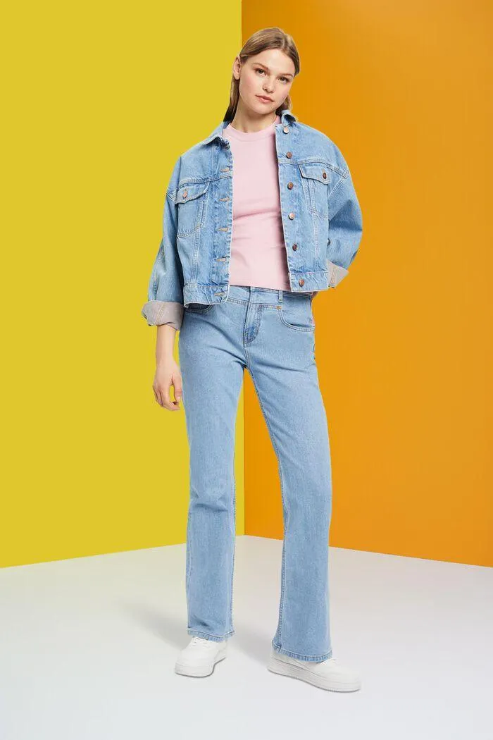 Camiseta de algodón con motivo de corazón bordado