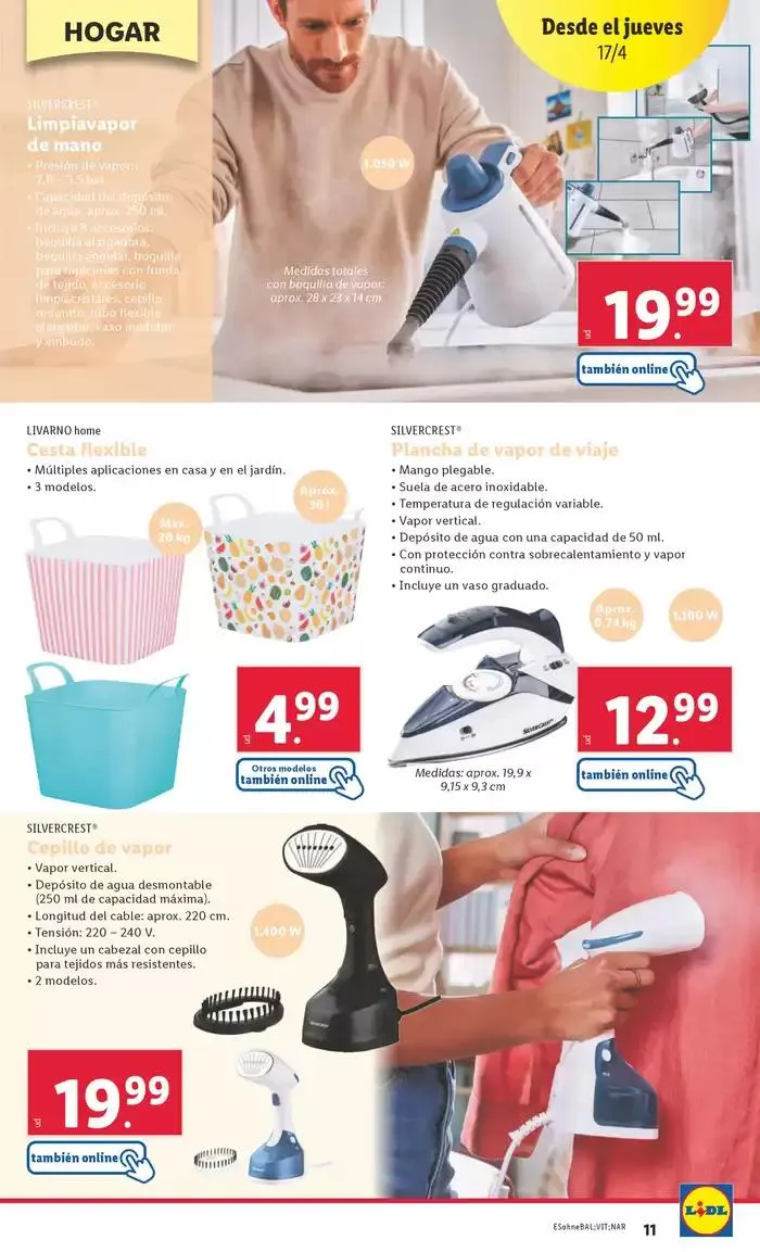 Catálogo de ¡Bazar Lidl! Ofertas válidas del 14/04 al 20/04 14 de abril al 20 de abril 2025 - Página 15