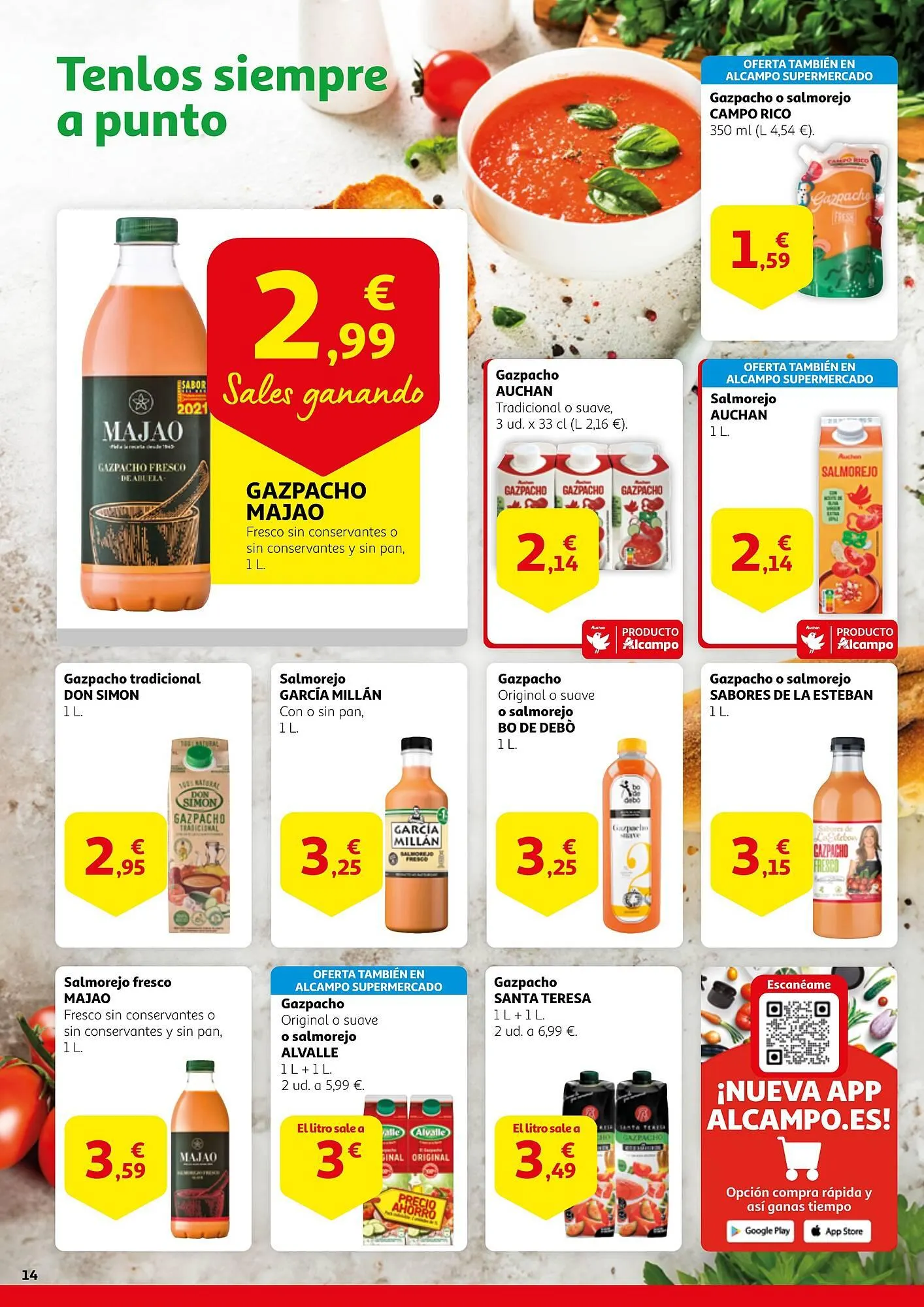 Catálogo de Folleto Alcampo 19 de julio al 31 de julio 2024 - Página 14