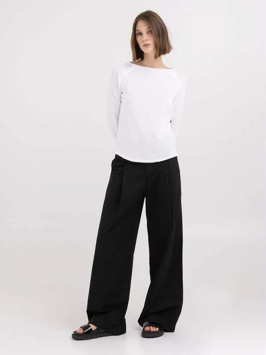 Camiseta de manga larga raglán