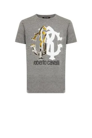 RC Monogram-Print Cotton T-Shirt
