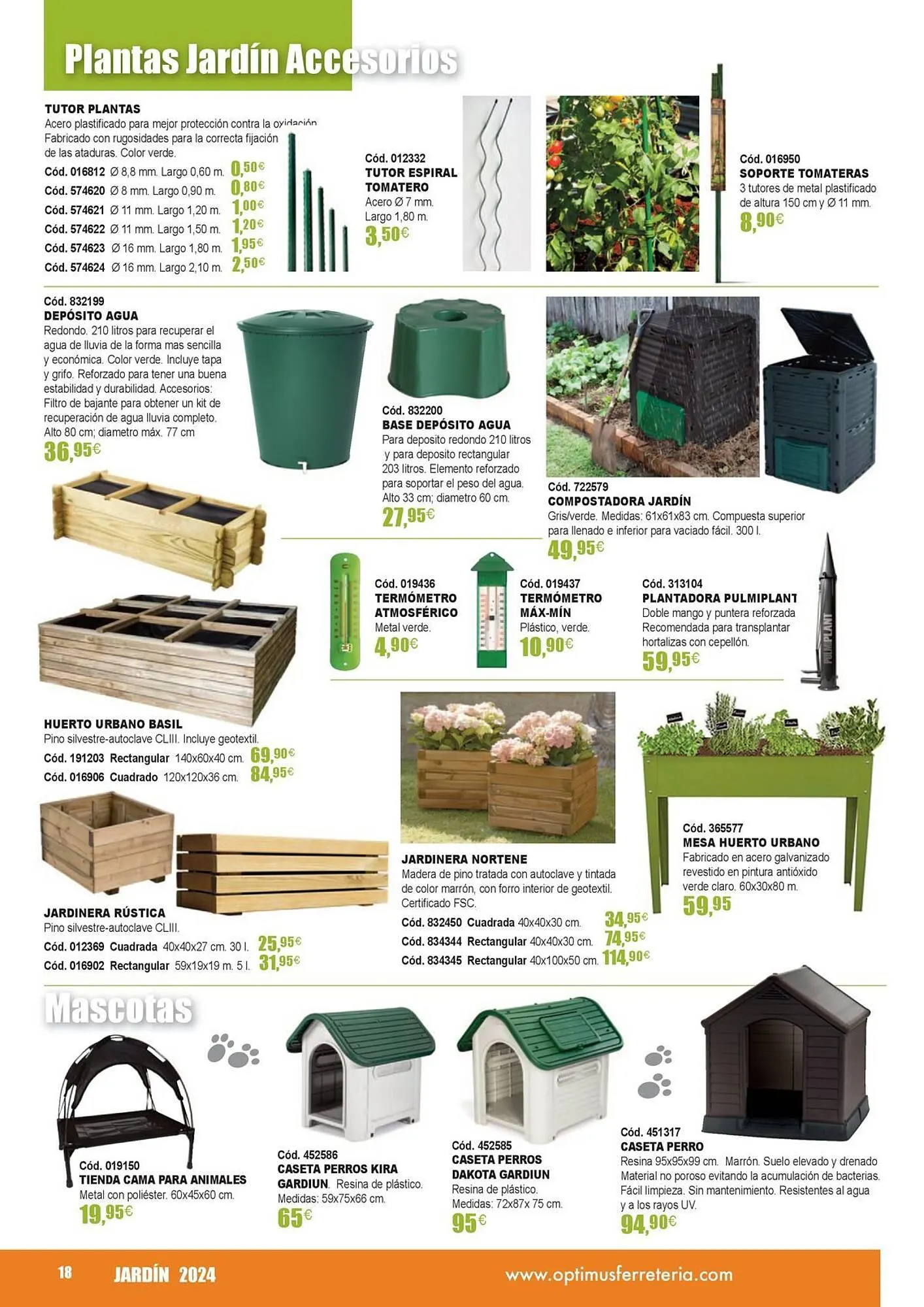 Catálogo de Folleto Optimus 21 de marzo al 31 de agosto 2024 - Página 18