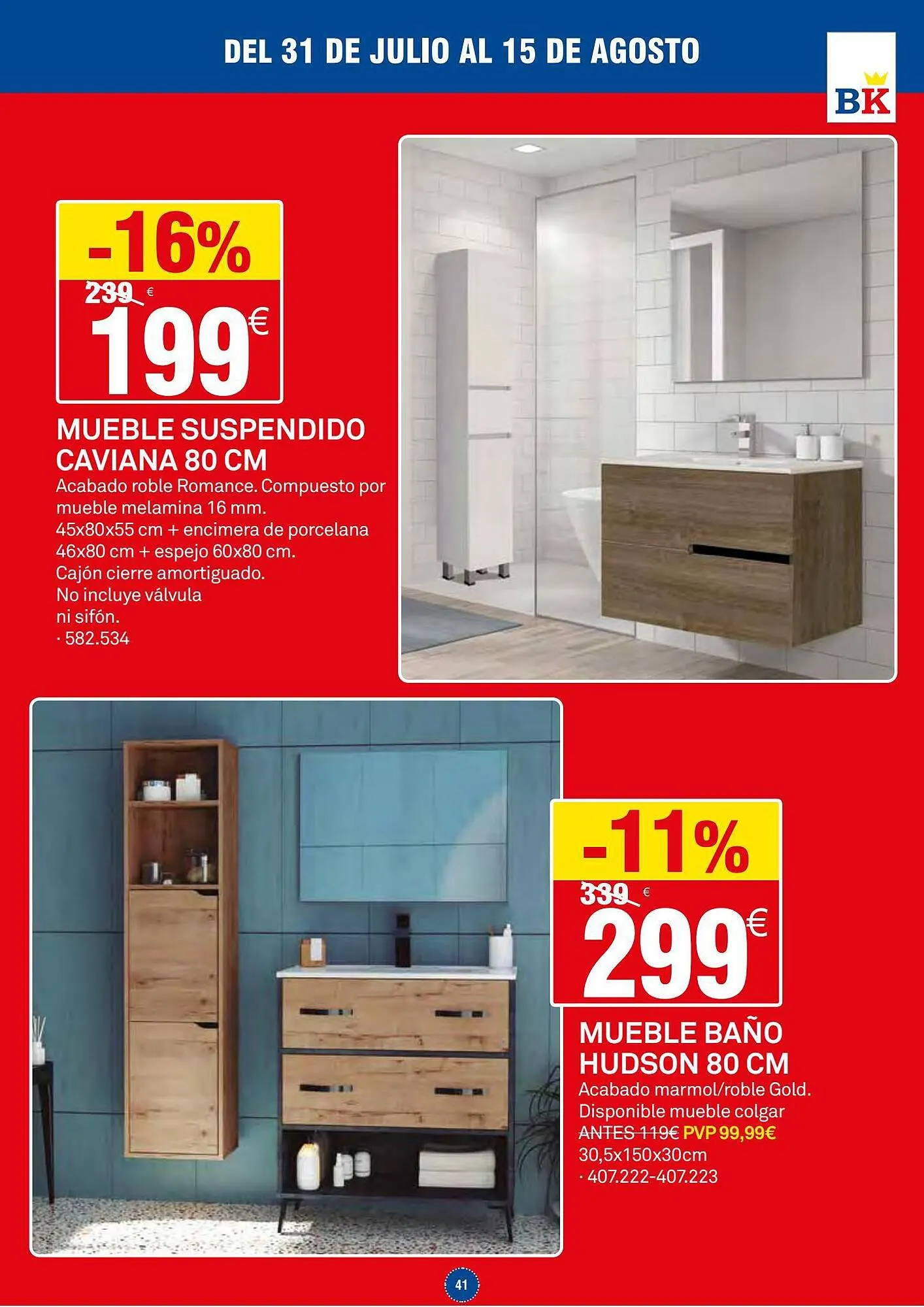 Catálogo de Folleto Bricoking 31 de julio al 3 de agosto 2023 - Página 41
