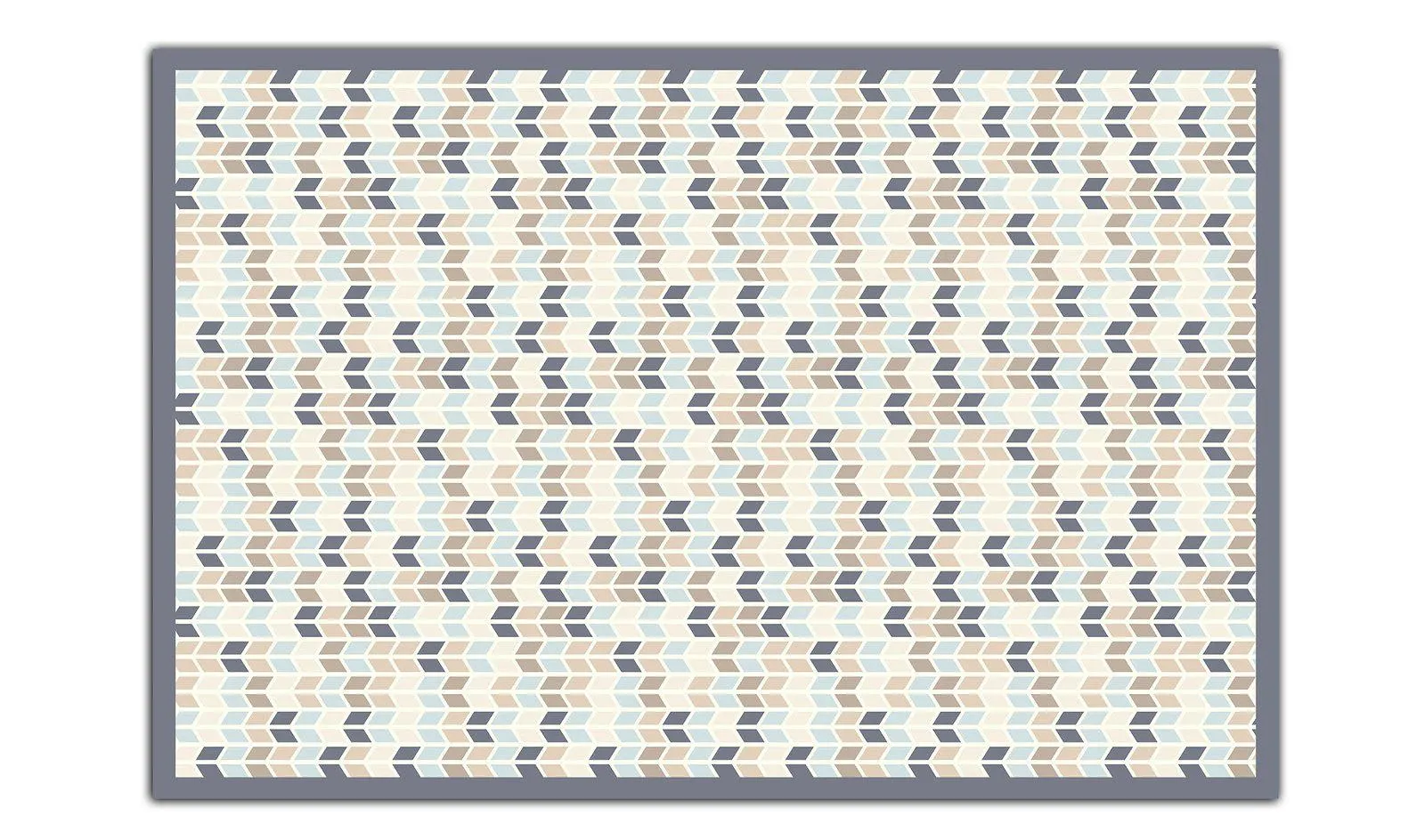 Alfombra hidráulica espiga multicolor