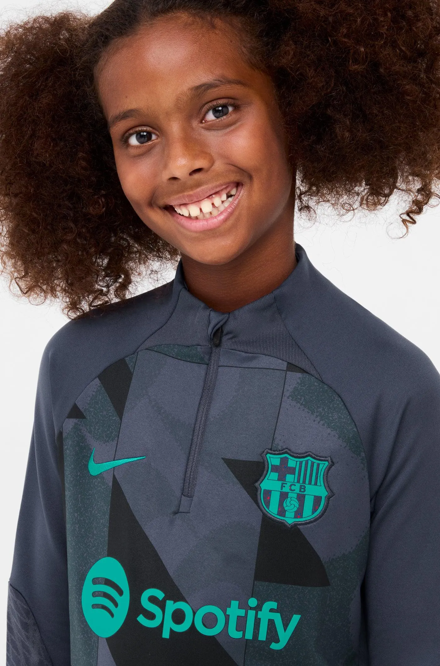 Sudadera prepartido FC Barcelona 23/24 - UCL - Junior