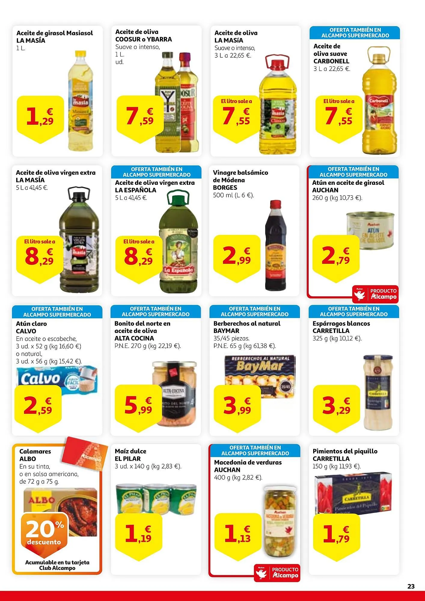 Catálogo de Folleto Alcampo 19 de julio al 31 de julio 2024 - Página 23