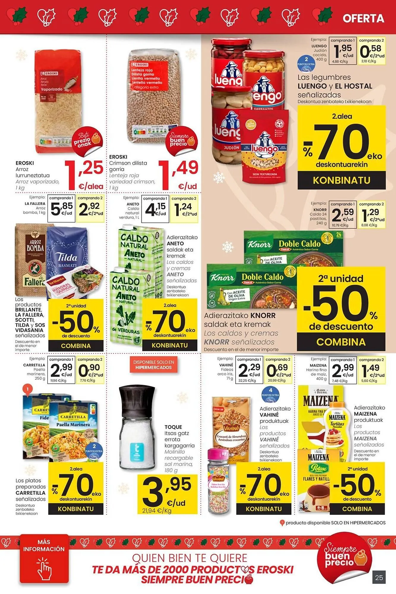 Catálogo de Folleto Eroski 18 de diciembre al 31 de diciembre 2025 - Página 25
