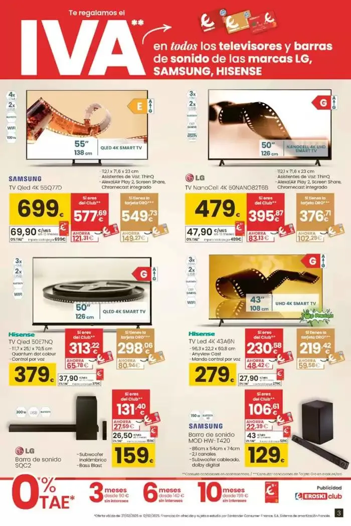 Catálogo de Te regalamos el IVA en miles de productos de electrónica y electrodomésticos 27 de febrero al 11 de marzo 2025 - Página 3