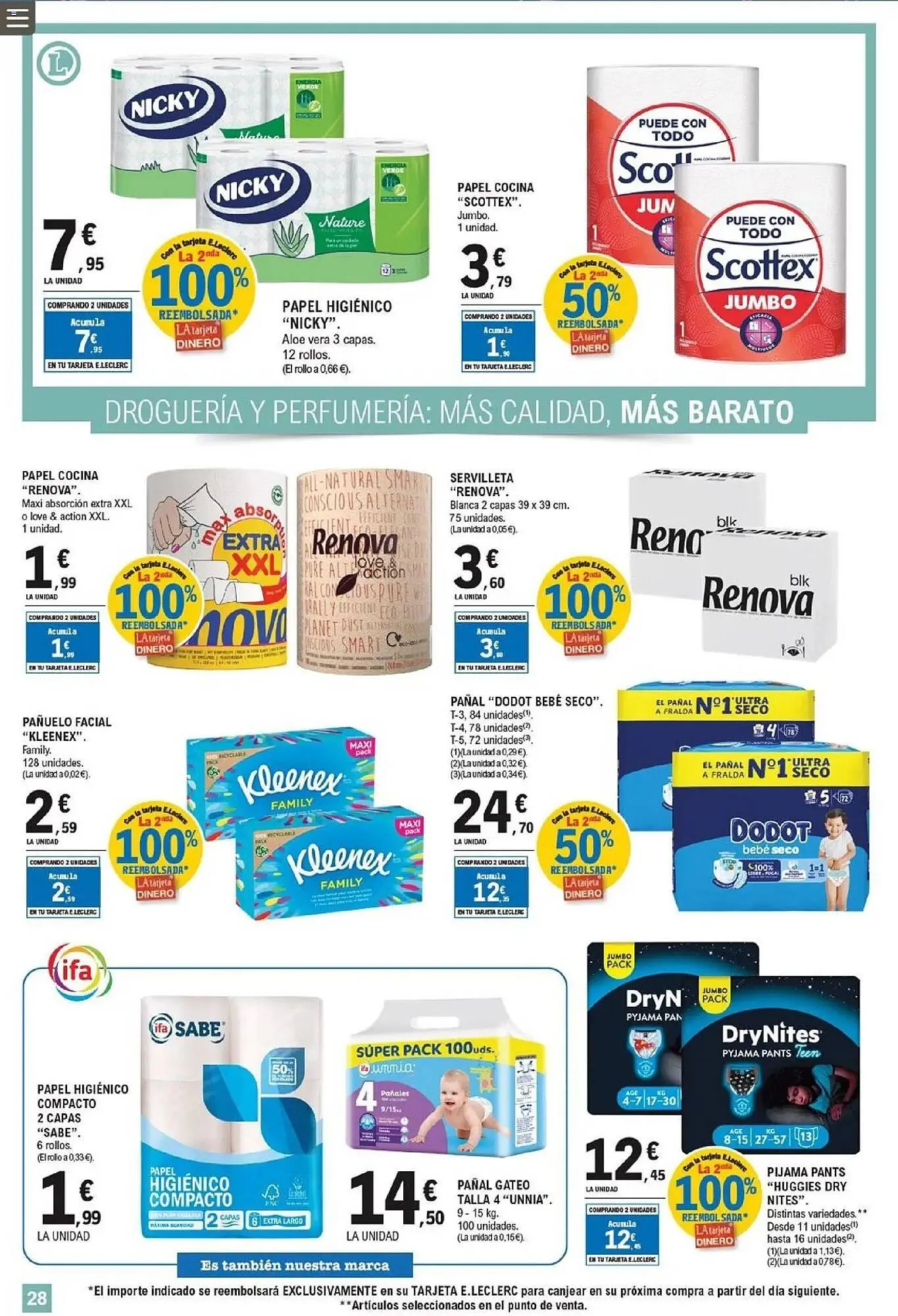 Catálogo de Catálogo E.Leclerc 22 de abril al 3 de mayo 2026 - Página 28