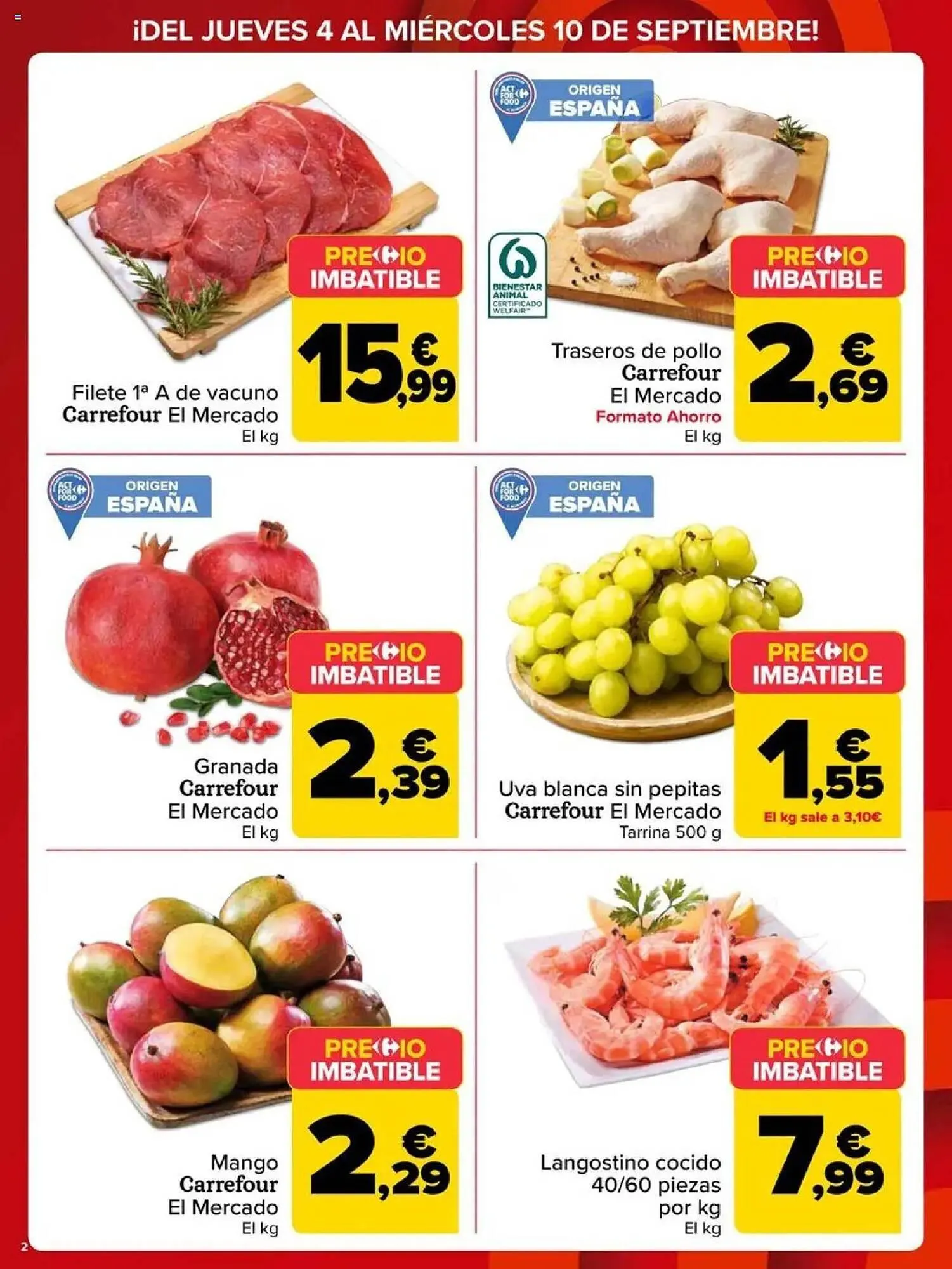 Catálogo de Folleto Carrefour 4 de septiembre al 10 de septiembre 2025 - Página 2
