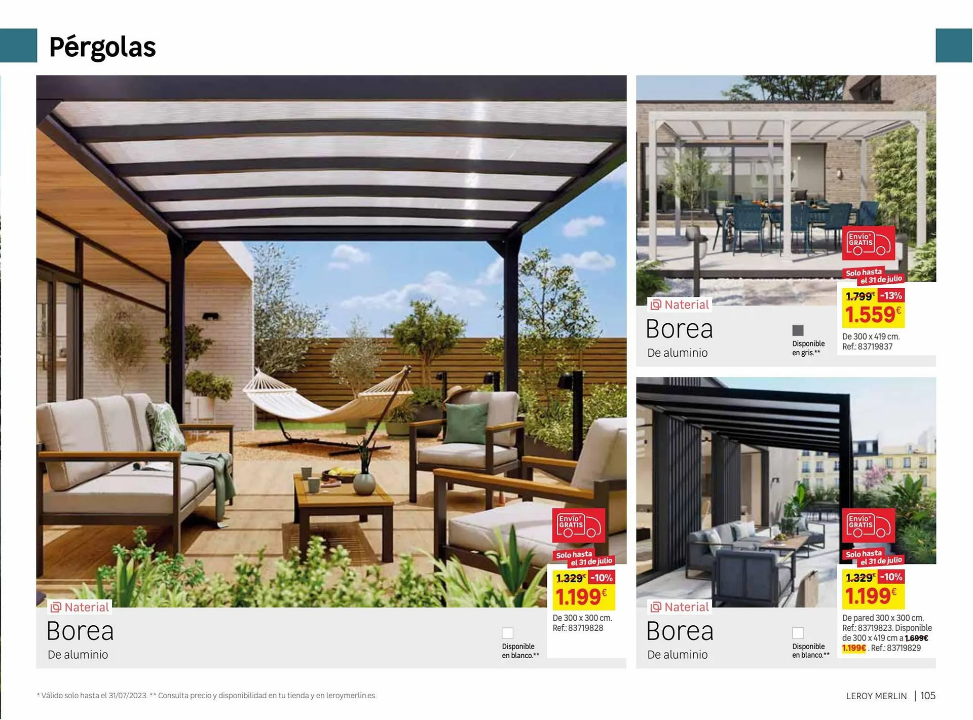 Catálogo de Folleto Leroy Merlin 9 de junio al 31 de julio 2023 - Página 105