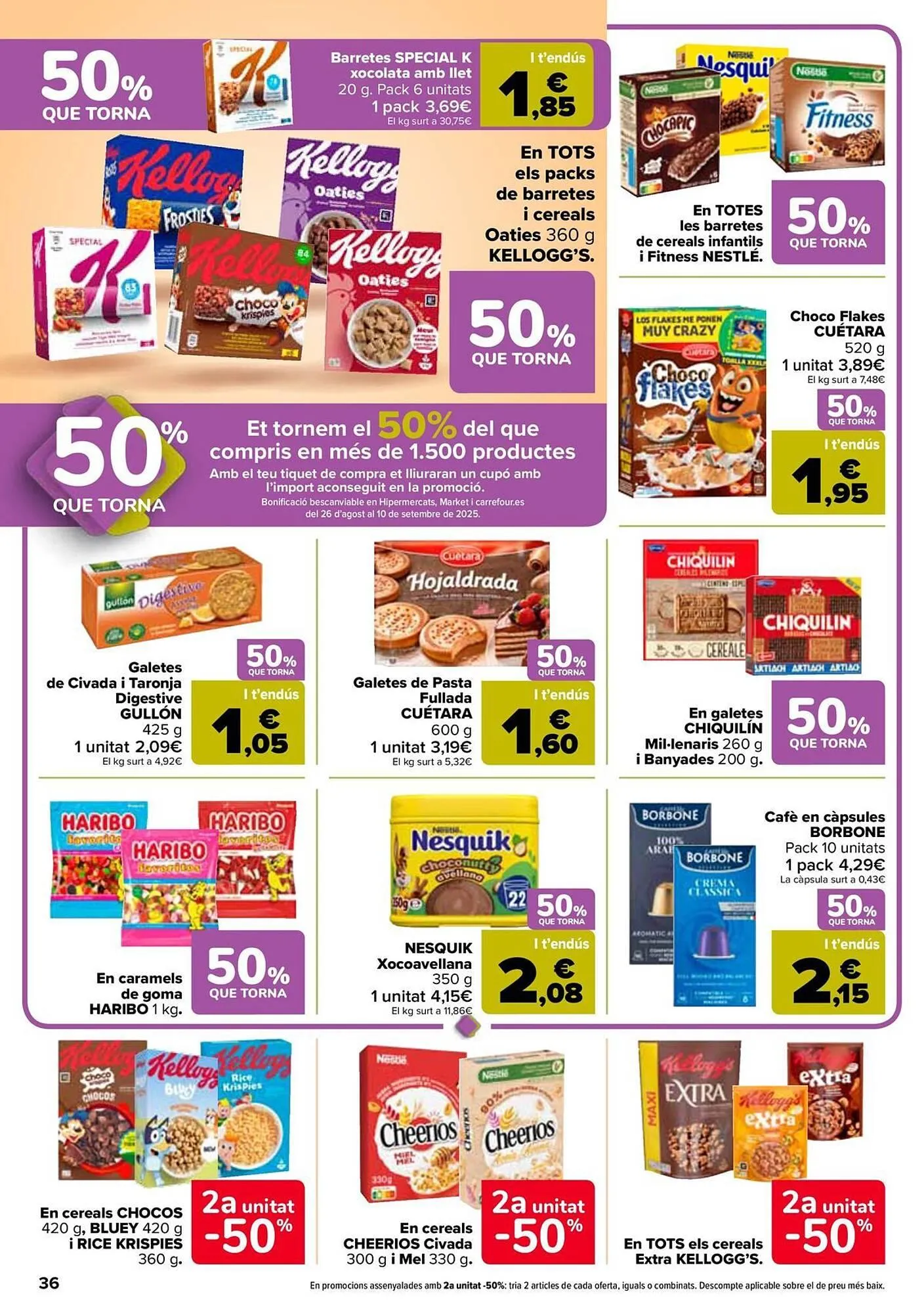 Catálogo de Folleto Carrefour 8 de agosto al 25 de agosto 2025 - Página 36