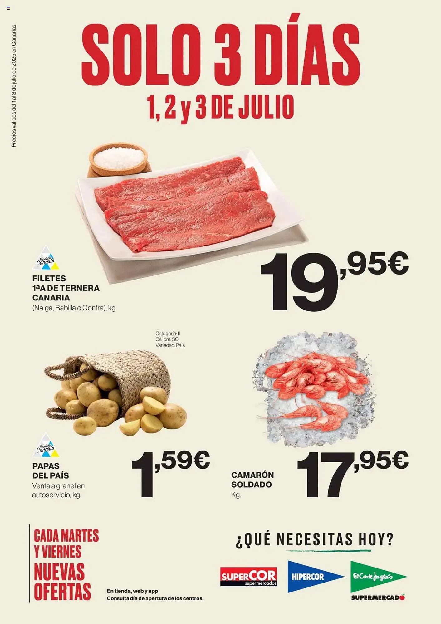 Catálogo de Folleto Supercor 1 de julio al 3 de julio 2025 - Página 1