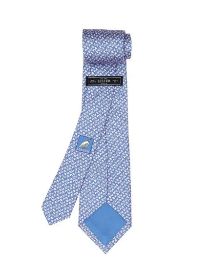 Corbata ramas Azul/rosa