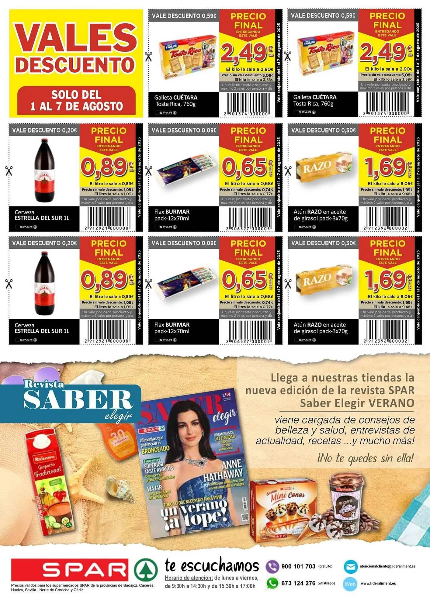 Catálogo de Folleto SPAR 1 de agosto al 17 de agosto 2025 - Página 12