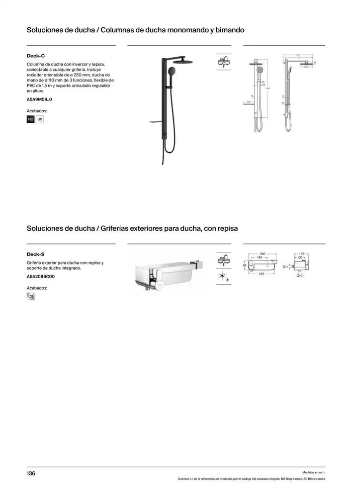 Catálogo de Grifería 9 de enero al 31 de diciembre 2025 - Página 138