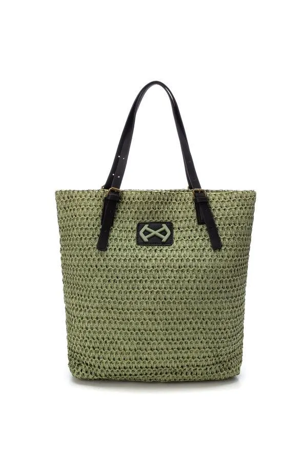 Bolso Shopper de rafia