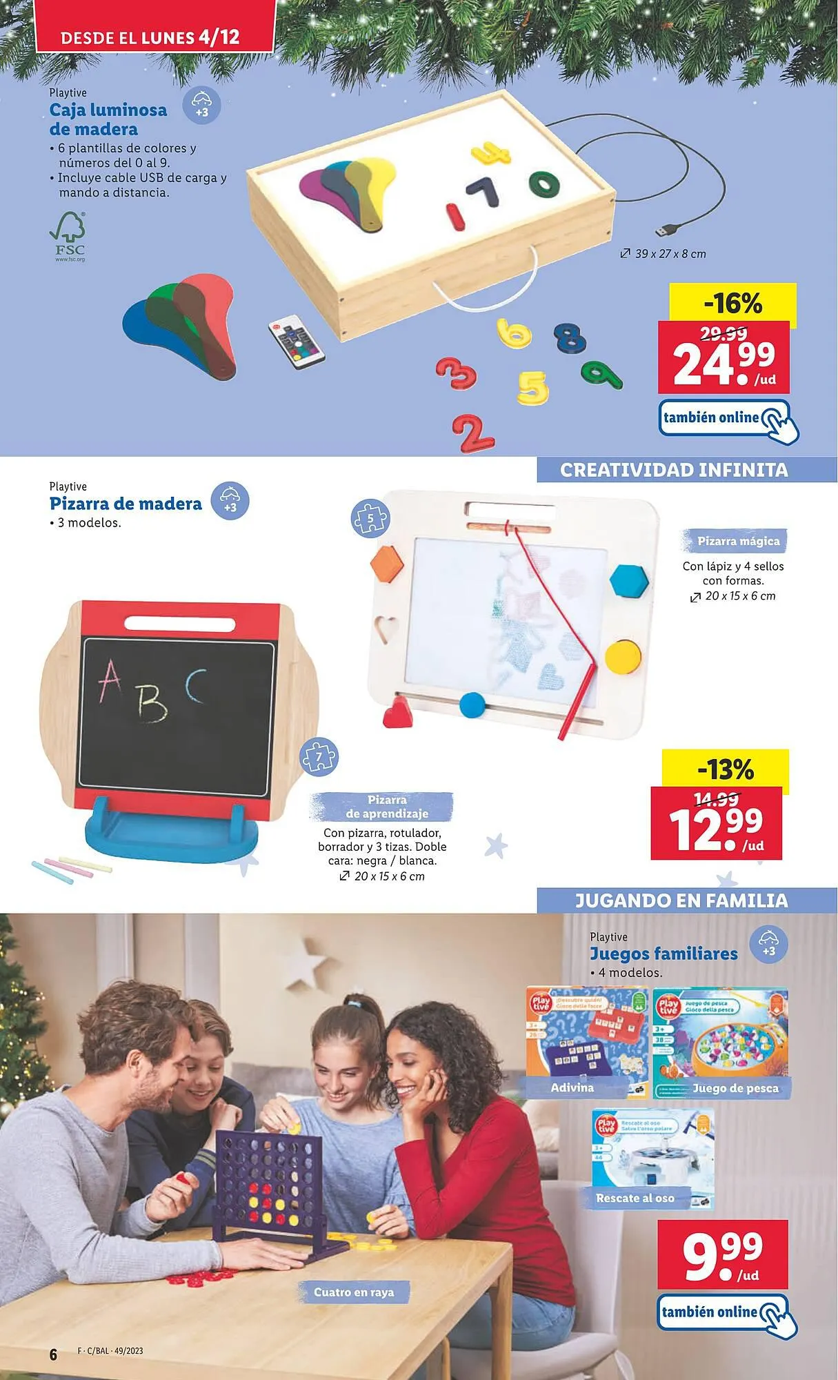 Catálogo de Folleto Lidl 4 de diciembre al 10 de diciembre 2023 - Página 6