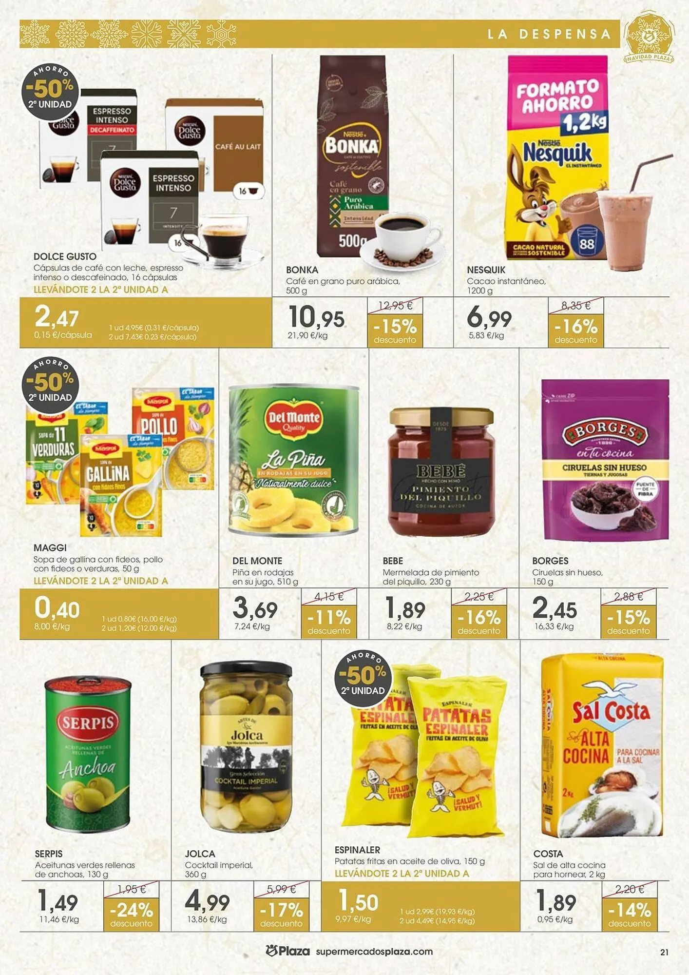 Catálogo de Folleto Supermercados Plaza 18 de diciembre al 7 de enero 2026 - Página 21