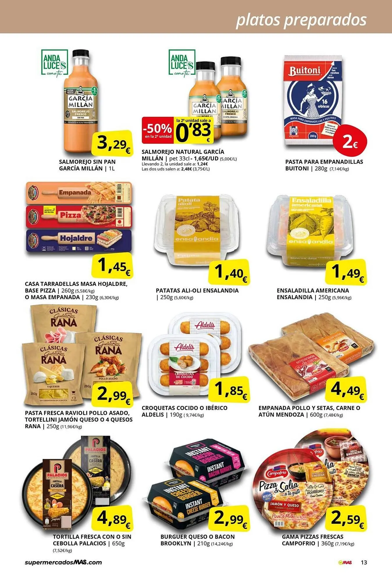 Catálogo de Folleto Supermercados MAS 27 de marzo al 29 de abril 2026 - Página 13
