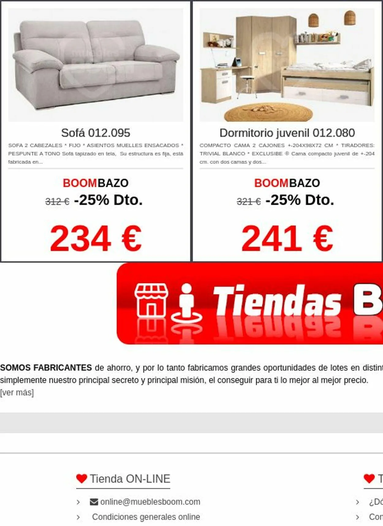 Catálogo de Muebles BOOM Oferta actual 26 de mayo al 4 de junio 2025 - Página 6